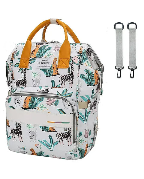 Sunshine - Waterproof Diaper Backpack - Green - Jungle