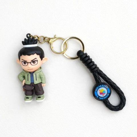 Character Key Chain - Green - Angry Boy