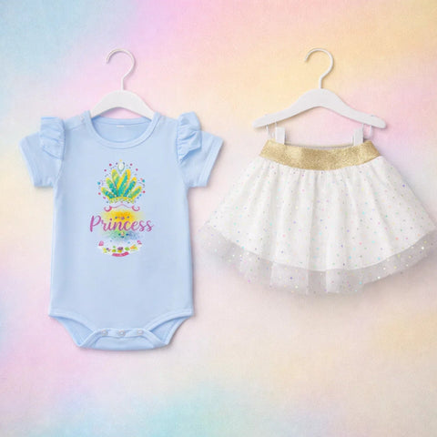 CM - 2 Pieces - Suit Set - Blue - Princess