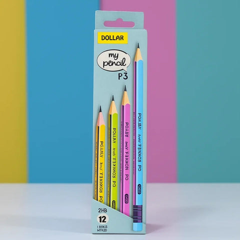Dollar - Pack of 12 - Pencils - 1875