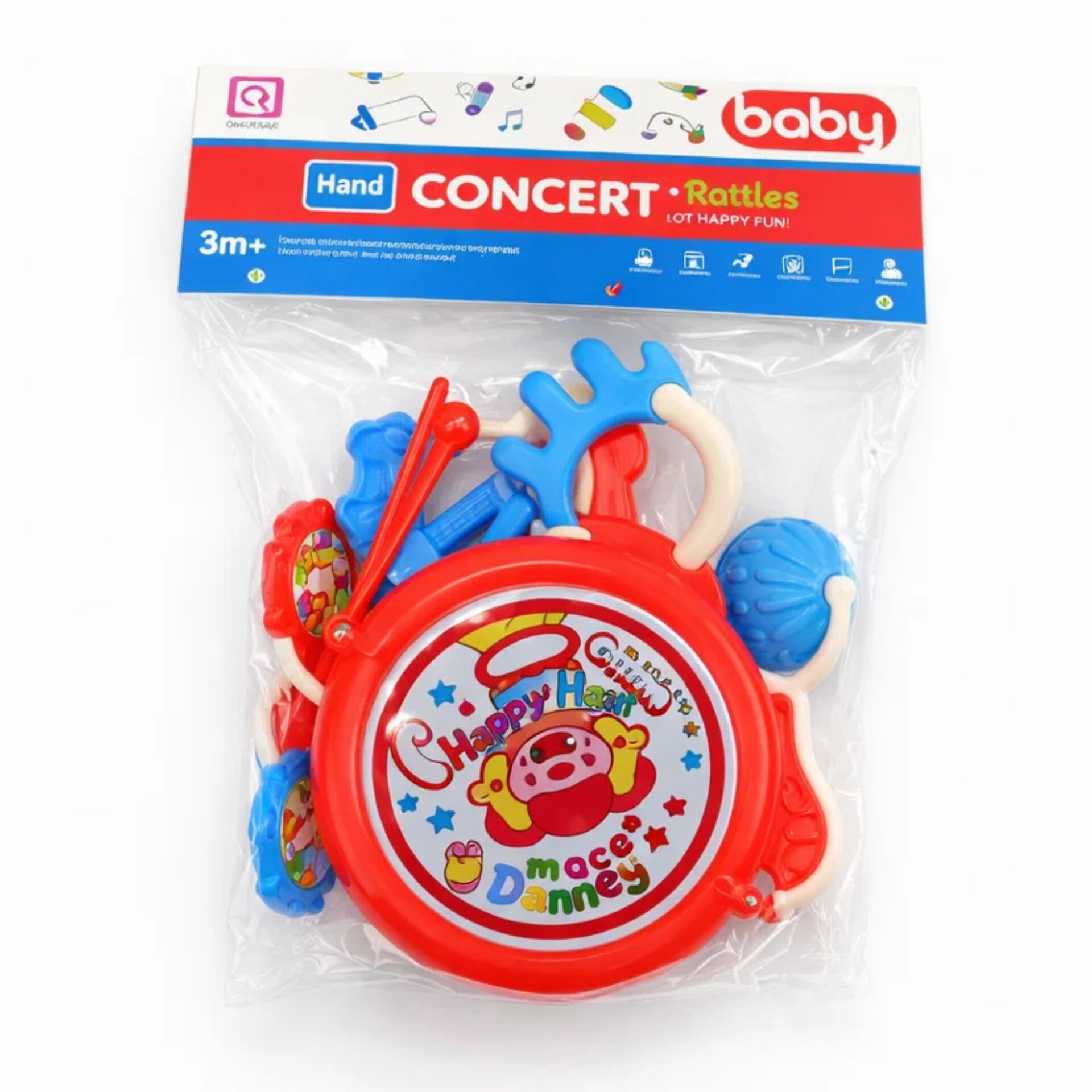 Planet Rattles 7 Pieces - Rattle & Drum Set - Red– The Little Planet
