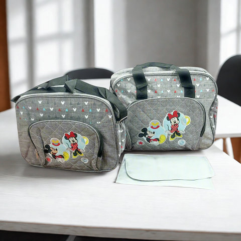 3 Pieces Mickey & Minnie Bag Set
