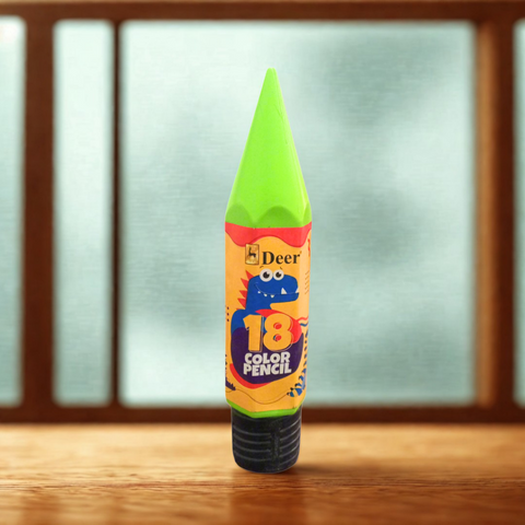 Deer - 18 Pieces - Color Pencils - Cone