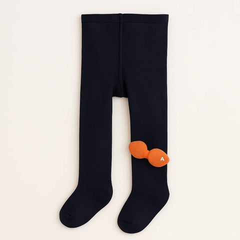 Sunny Time - Legging - Bow - Black - (M-4-5 Years)