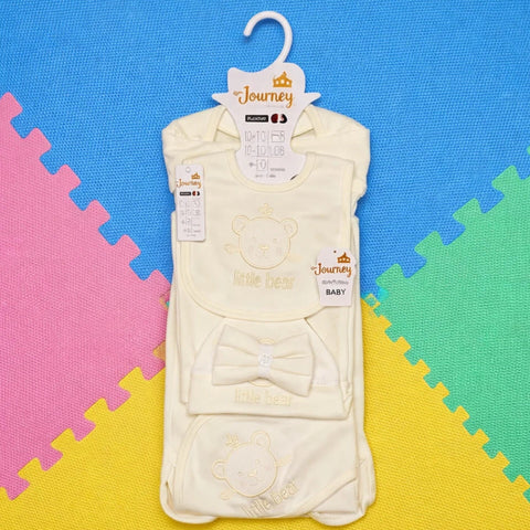 JL - Cotton Interlock - 10 Pieces - Little Bear - Starter Set - Cream