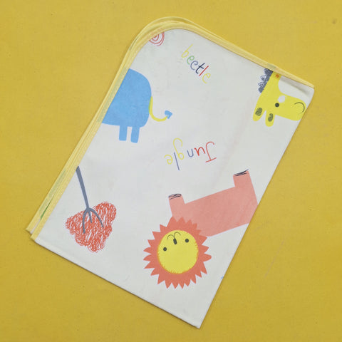 Diaper Changing Sheet - Medium - 27*19 Inches - Yellow - Jungle