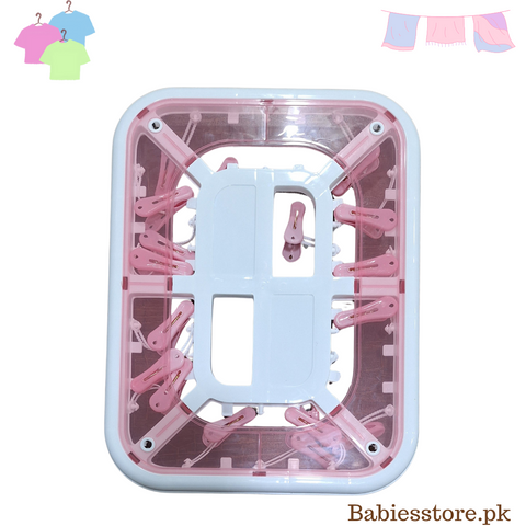 Clothes Laundry Hangers - Rectangle - 18 Clips