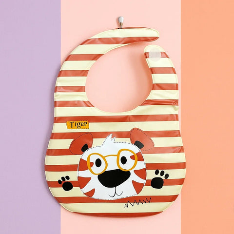 Baby Bib - Orange Tiger