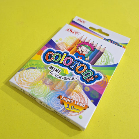 Dux  - Pack of 12 - Mini Color Pencils - 0120