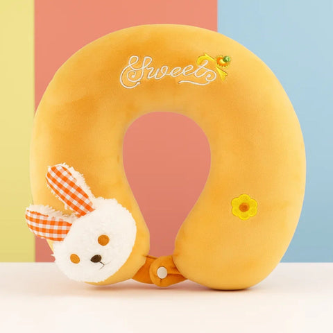 Plush - Neck Pillow - Camel - Sweet