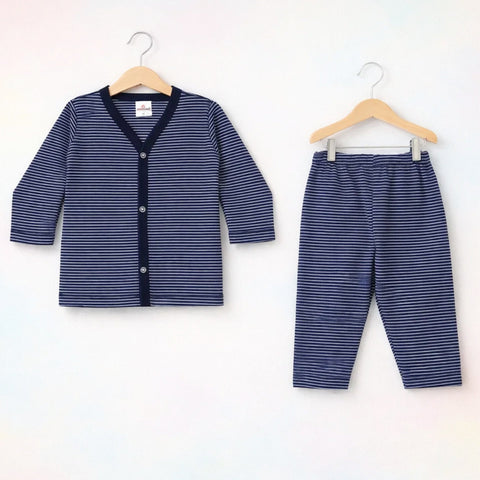 TBS - Cotton Jersey - Night Suit - Black - Threads - 26