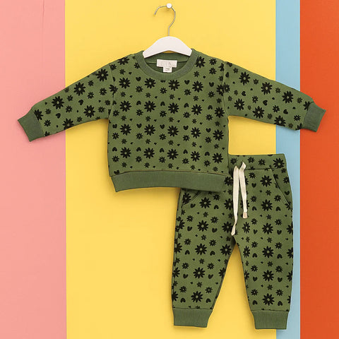 Z Kids - 2 Pieces - Suit Set - Parrot - Flowers - 25