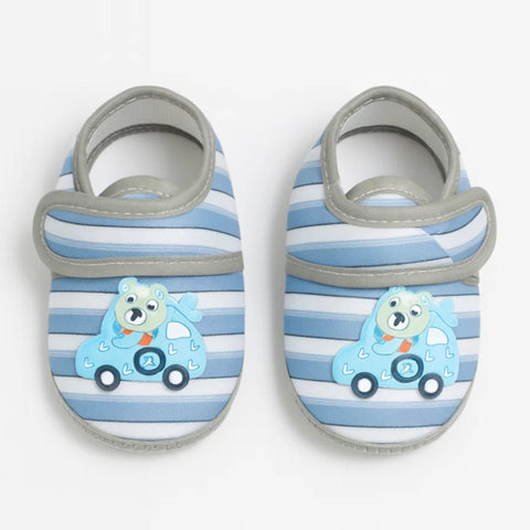 Xiao - Booties - Grey - Lines & Car