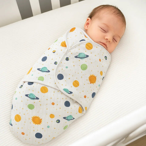 Hudson Baby - Quilted Swaddle Wrap - Orbit