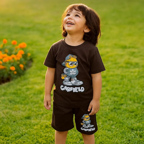 TBS_BRL - T-Shirt & Shorts - Brown - Car Field