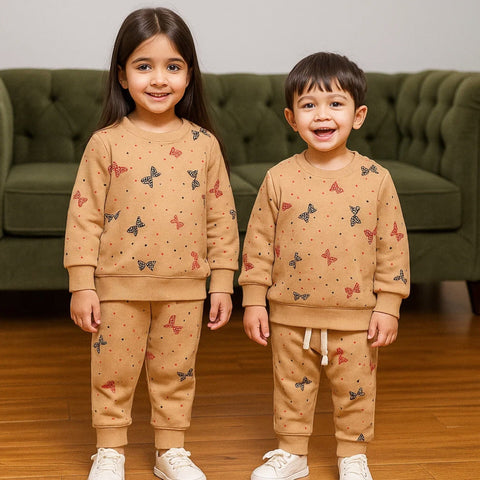 Z Kids - 2 Pieces - Suit Set - Peach - Butterfly - 25
