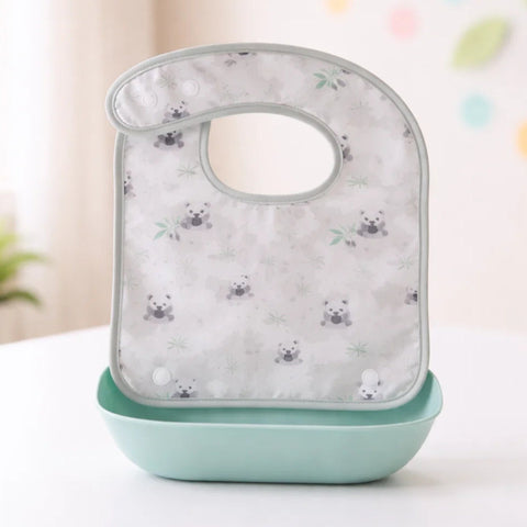 Enfant - Silicon Container Bib - Panda