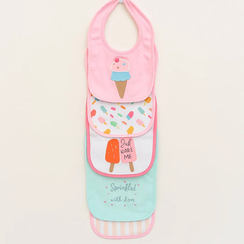 Aifeier - Pack of 5 Bibs - Girls - Theme 3