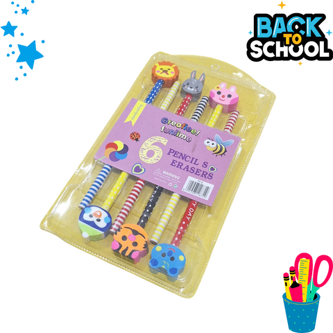 Pack of 6 - Pencil Pack - Tp-6
