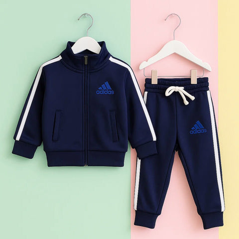 Adi - 2 Pieces - Suit Set - Navy - Stripes