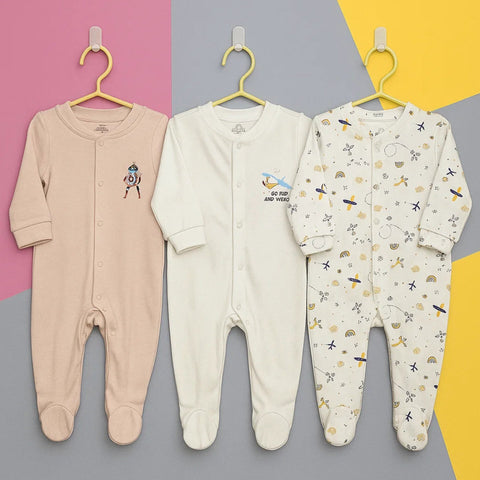 BRL - Pack of 3 - Sleep Suits - Captain America