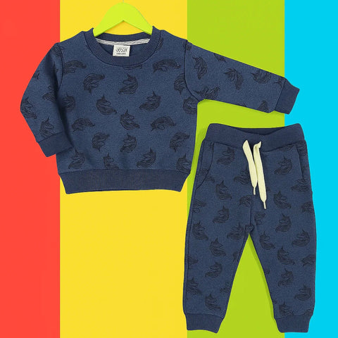 Z Kids - 2 Pieces - Suit Set - Dark Blue - Unicorn - 25