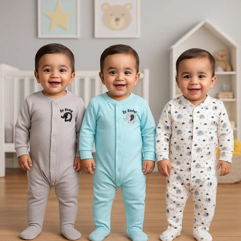 BRL - Pack of 3 - Sleep Suits - Brave
