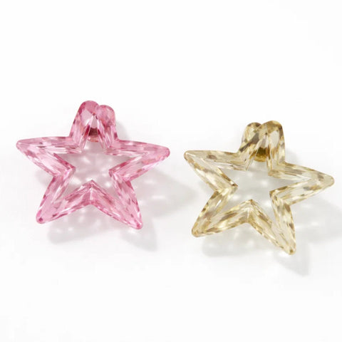 Pack of 2 - Catchers - Pink & Yellow - Star