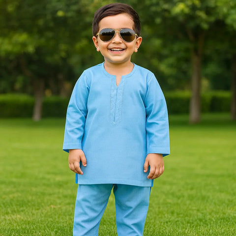 TBS - Kurta Shalwar - Vol 25 - Sky Blue