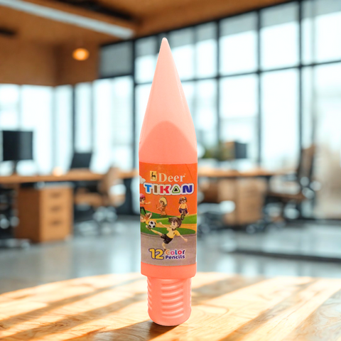 Deer - 12 Pieces - Color Pencils - Cone
