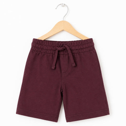 Bonton - Cotton Jersey Shorts - Maroon - (1-6Y)