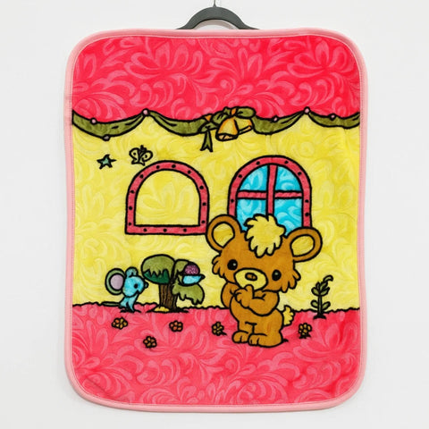 Sleep Well Single Ply - Plush Blanket - Pink - Cub - 45*36 Inches
