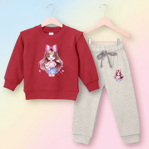 2 Pieces - Suit Set - Reddish Brown - Fairy - 25