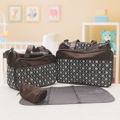4 Pieces Bag Set - Flowers