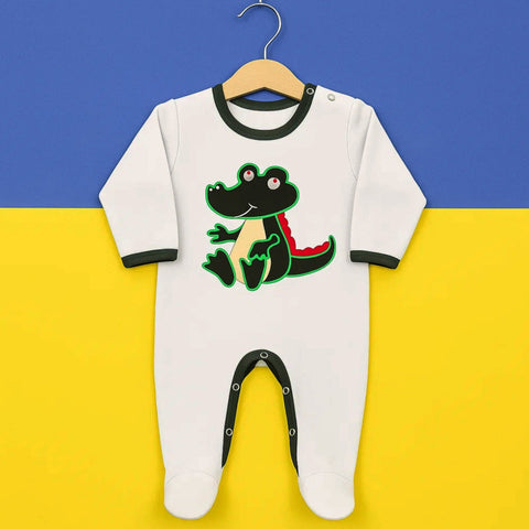 TBS - Fleece Romper - Skin - Crocodile