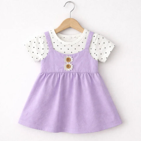 Sarah Aly - Frock  - Purple - Flowers - China