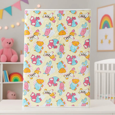 Diaper Changing Sheet - Elephants