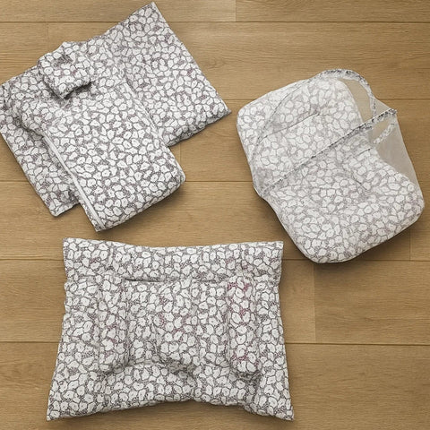 8 Pieces Bedding Set - Vol 09-25 - Purple - Hello Kitty
