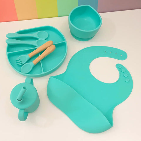 8 Pieces - Silicon Feeding Set