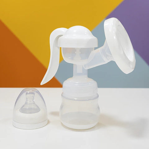 XUNYI - Manual Breast Pump & Feeding Bottle - White
