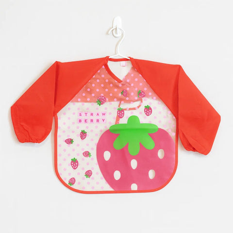 Apron Bib - Red - Strawberry