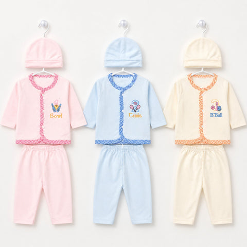 TBS - Cotton Interlock - Newborn Night Suits - YPB - Numbers - 26