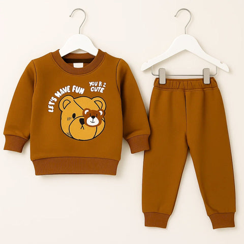 Wow - 2 Pieces - Suit Set - Brown - Fun - 25