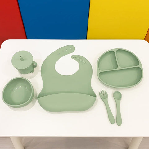 6 Pieces - Silicon Feeding Set