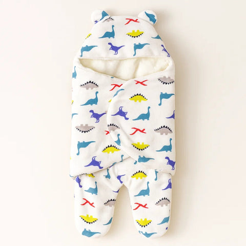 Street Six - Swaddling Blanket - Dinosaurs