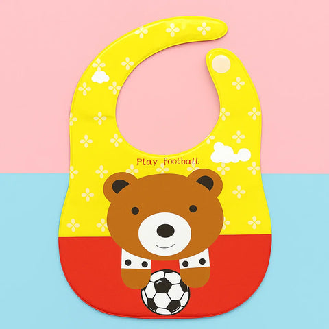 Baby Bib - Bear & Football
