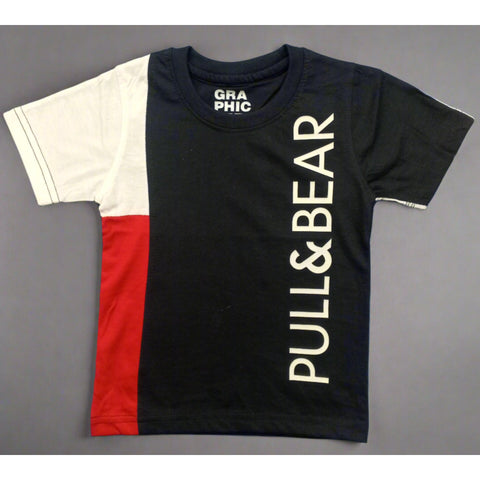 T-Shirt - Pull & Bear - Navy Blue