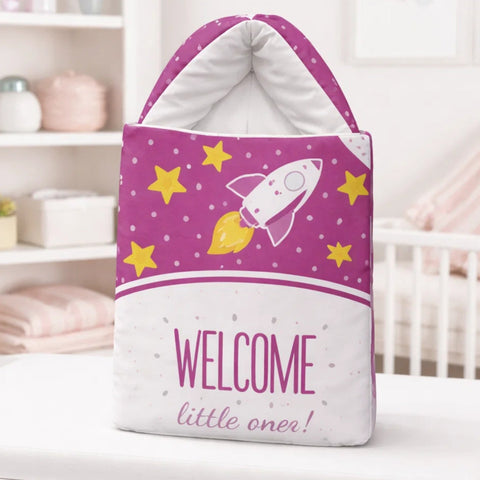 Velvet - Hooded Carry Nest - Purple - Welcome Little One - 26