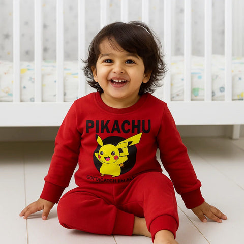 Wow - 2 Pieces - Suit Set - Red - Pikachu - 25