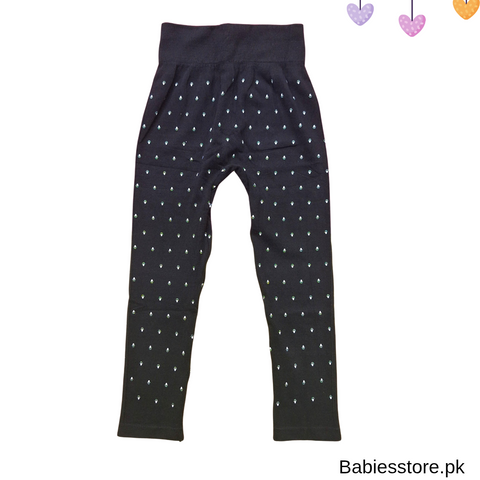 Tights - Black - Foot Prints